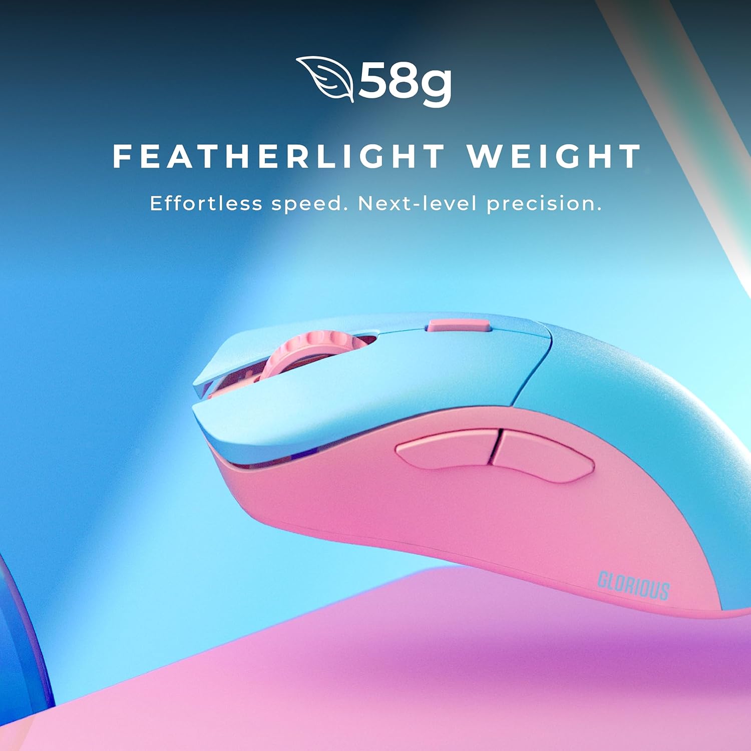 Glorious Model D Pro Forge Wireless Gaming Mouse - Skyline, Blue & Pink - PakByte Computers
