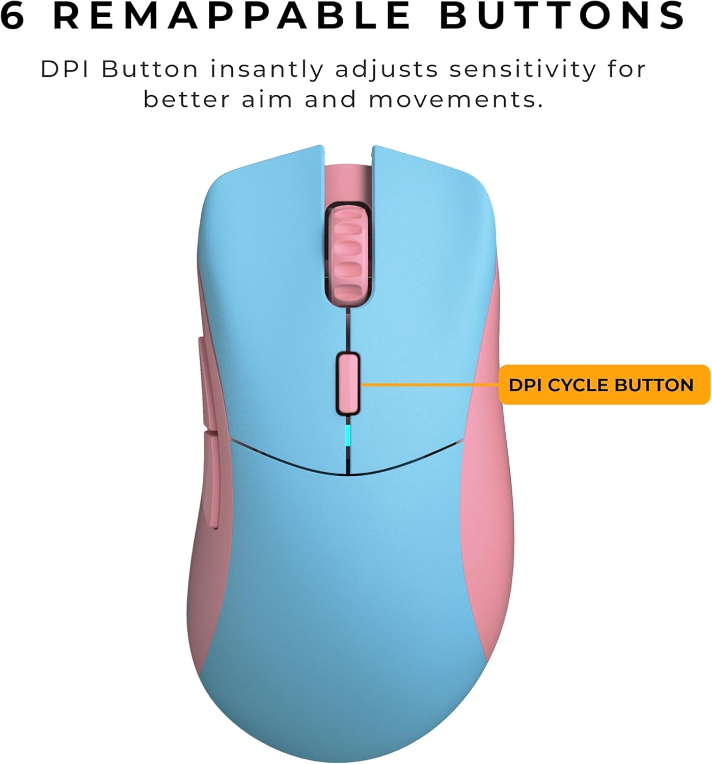 Glorious Model D Pro Forge Wireless Gaming Mouse - Skyline, Blue & Pink - PakByte Computers