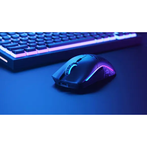 Glorious Model O- Minus Gaming Wireless Mouse - 65g Ultralight - Honeycomb (Matte Black) - PakByte Computers