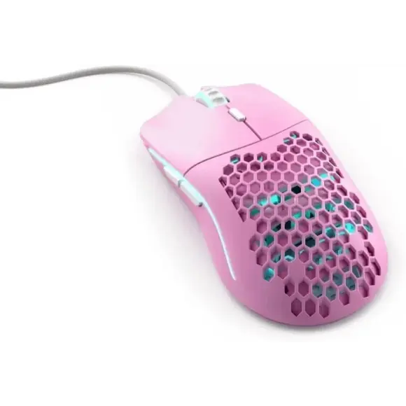 Glorious Model O-Minus Wired Gaming Mouse - Matte Pink - PakByte Computers