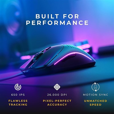 Glorious Model O2 Wired Gaming Mouse - Matte Black - PakByte Computers