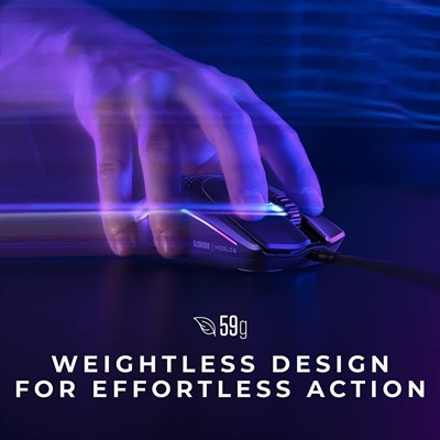 Glorious Model O2 Wired Gaming Mouse - Matte Black - PakByte Computers