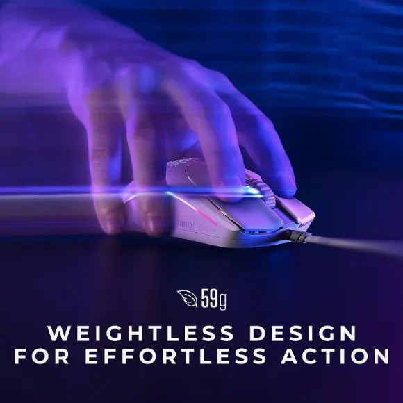 Glorious Model O2 Wired Gaming Mouse - Matte White - PakByte Computers