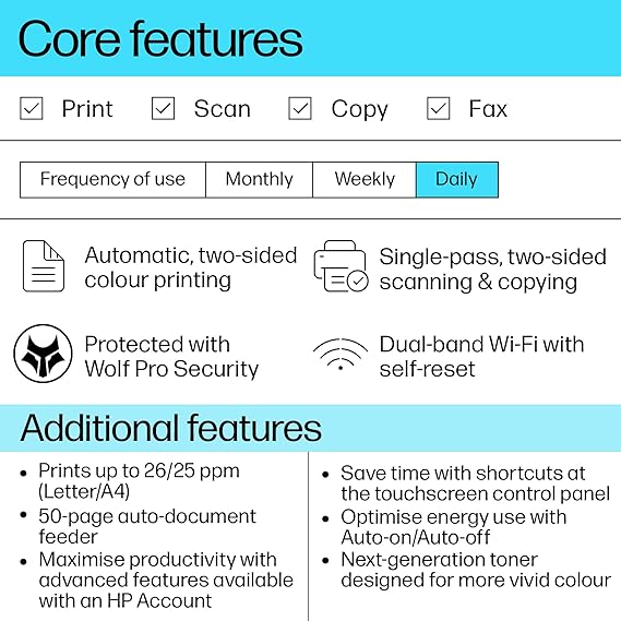 HP Color LaserJet Pro MFP 3303FDW Printer - PakByte Computers