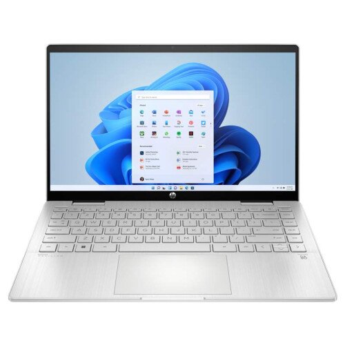 HP PAVILION X360 14-EK0053TU Laptop Intel Core i5-1235U,8GB DDR4 ,512GB ,Intel Iris Xe ,14 FHD - Natural Silver - PakByte Computers