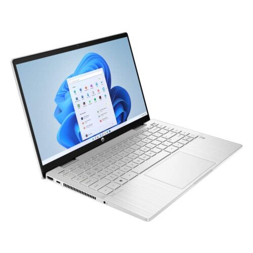 HP PAVILION X360 14-EK0053TU Laptop Intel Core i5-1235U,8GB DDR4 ,512GB ,Intel Iris Xe ,14 FHD - Natural Silver - PakByte Computers
