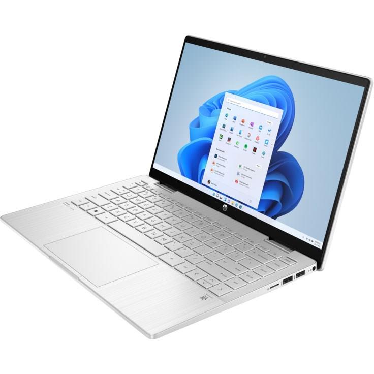 HP Pavilion X360 14-EK1055TU 2-in-1 Laptop Intel Core i5-1335U 8GB 512GB Windows 11 - Silver - PakByte Computers