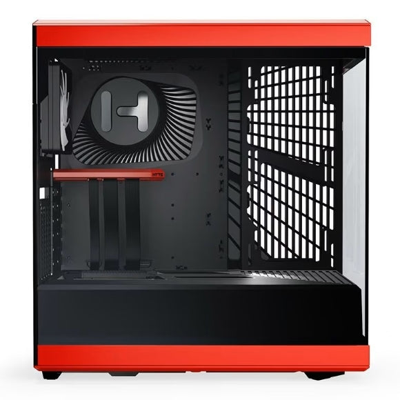 HYTE Y40 Mainstream Vertical GPU Case ATX Mid Tower Gaming Case | Black Cherry - PakByte