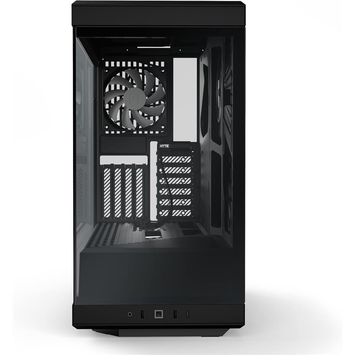 HYTE Y40 S-Tier Aesthetic ATX Mid Tower Gaming Case - Pitch Black - PakByte