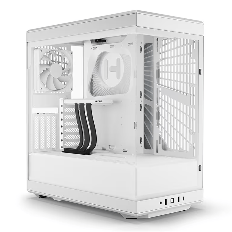 HYTE Y40 S-Tier Aesthetic Case ATX Mid Tower Computer Gaming Case - White - PakByte