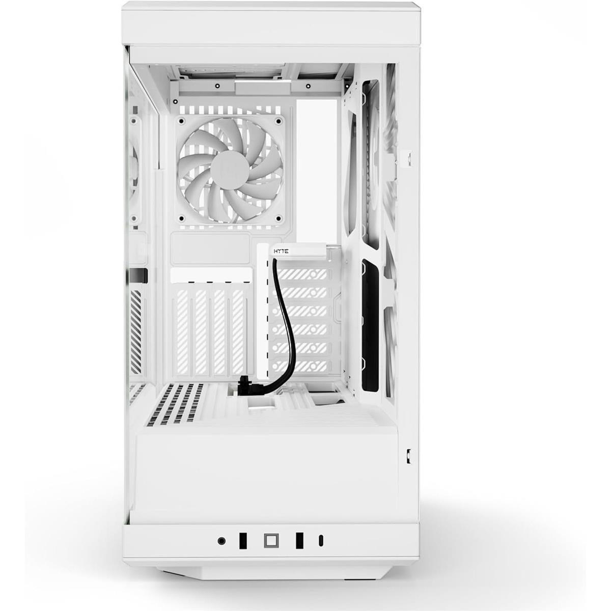 HYTE Y40 S-Tier Aesthetic Case ATX Mid Tower Computer Gaming Case - White - PakByte