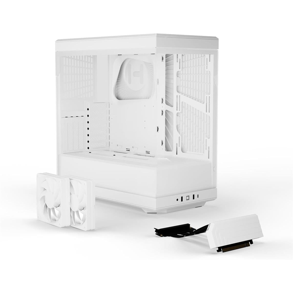HYTE Y40 S-Tier Aesthetic Case ATX Mid Tower Computer Gaming Case - White - PakByte