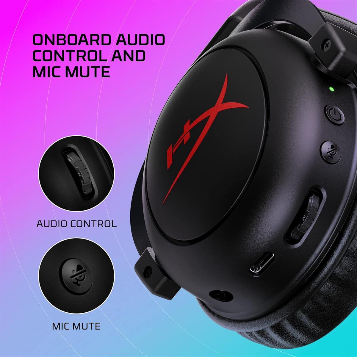 HyperX Cloud 2 Core Wireless Gaming Headset, Black - PakByte Computers