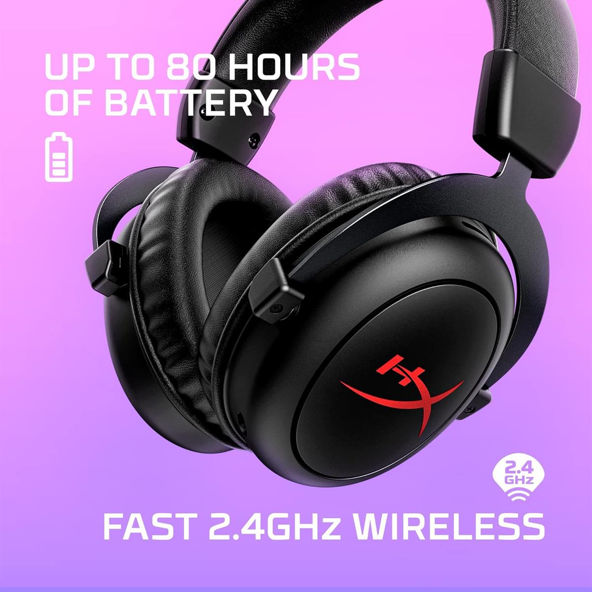 HyperX Cloud 2 Core Wireless Gaming Headset, Black - PakByte Computers