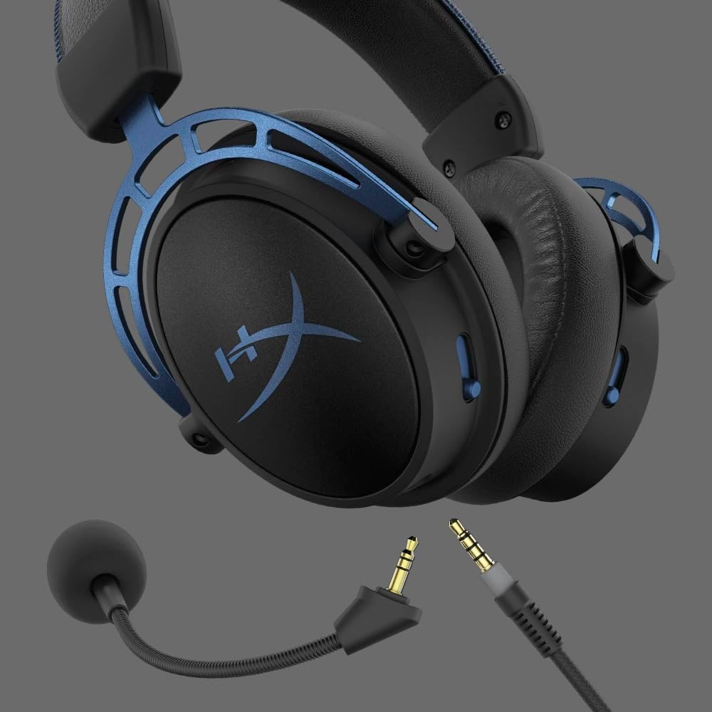 HyperX Cloud Alpha S - PC Gaming Headset, 7.1 Surround Sound - Blue - PakByte