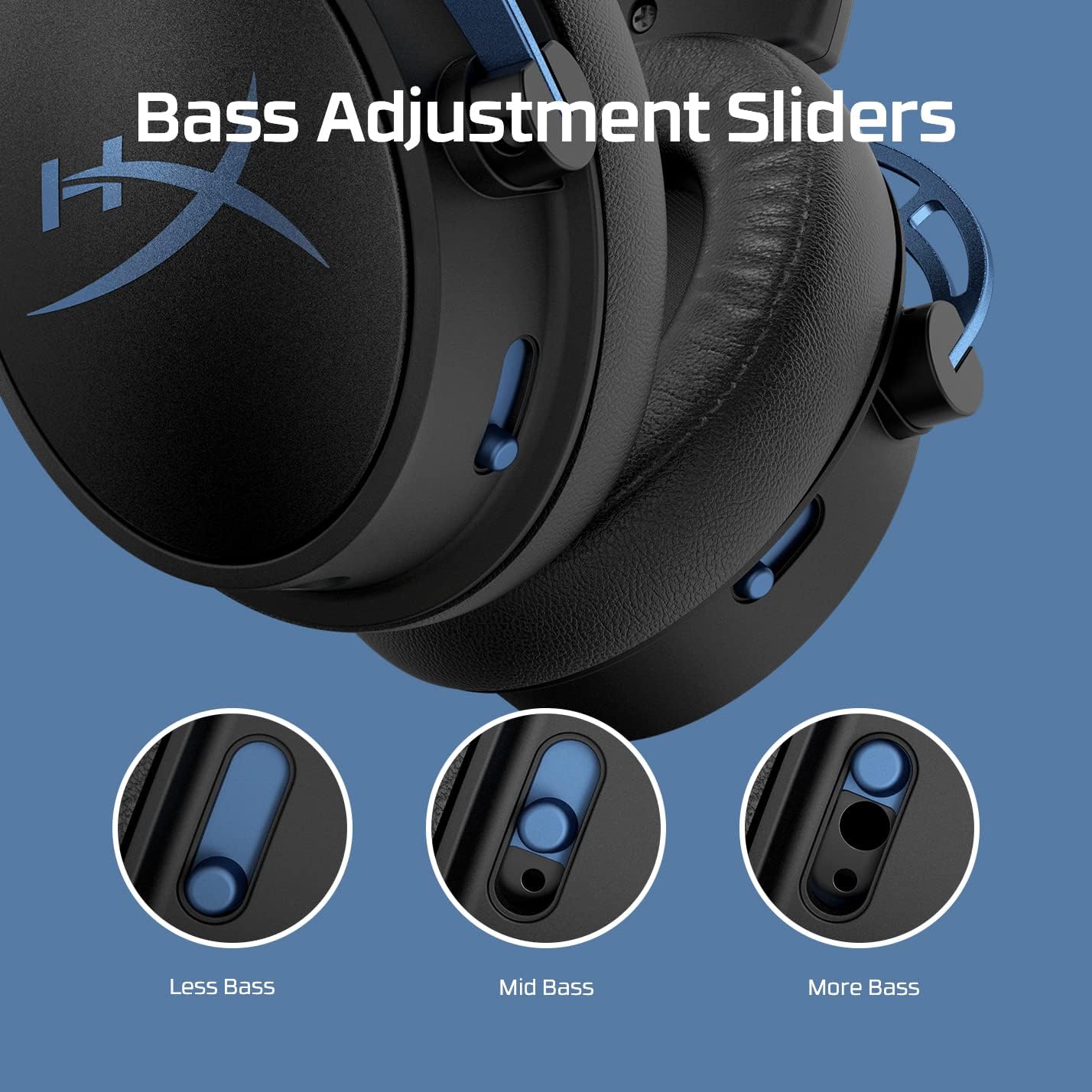 HyperX Cloud Alpha S - PC Gaming Headset, 7.1 Surround Sound - Blue - PakByte