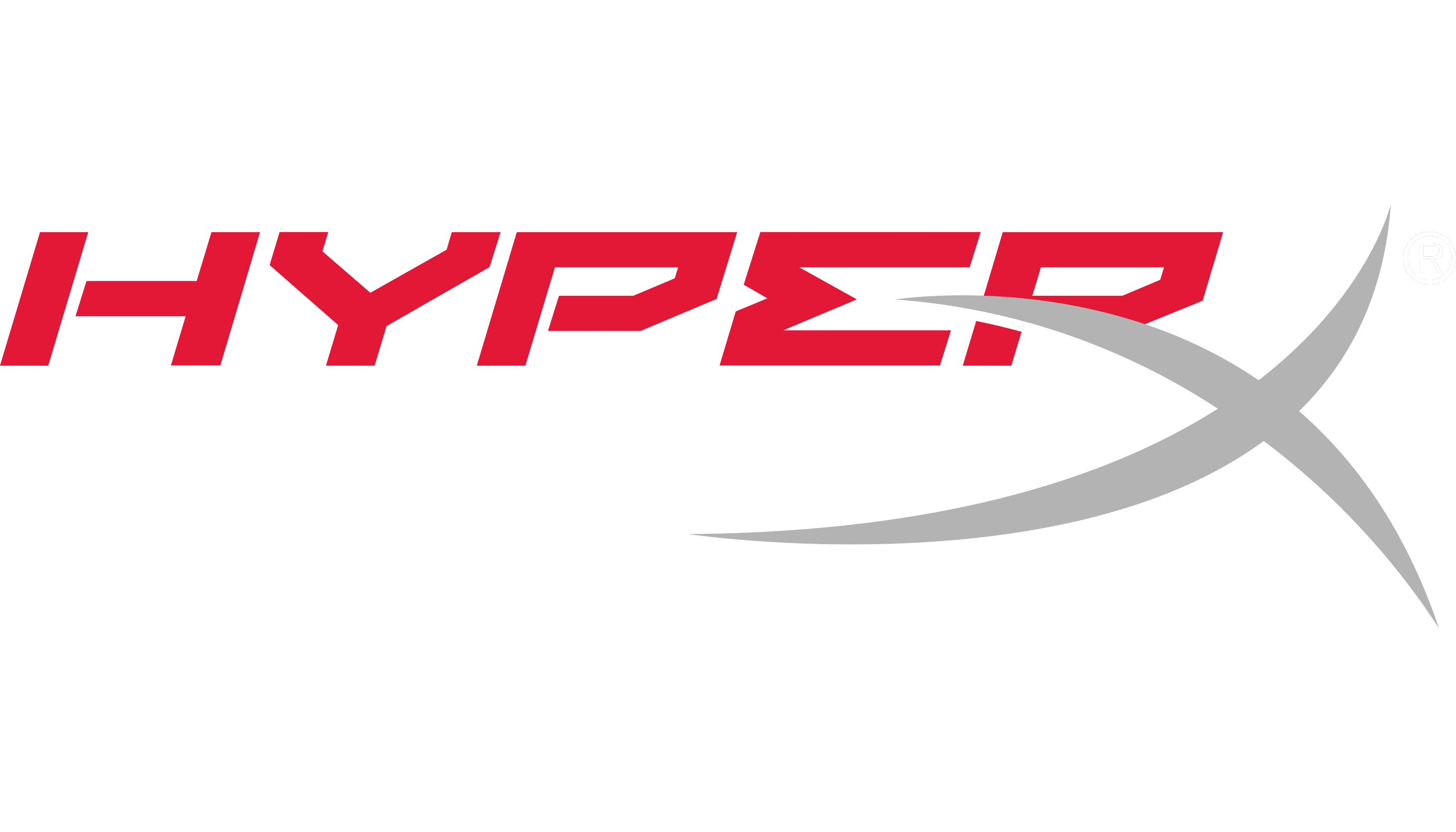 HyperX logo displayed prominently on a vibrant green background, showcasing the brand's identity and energy.