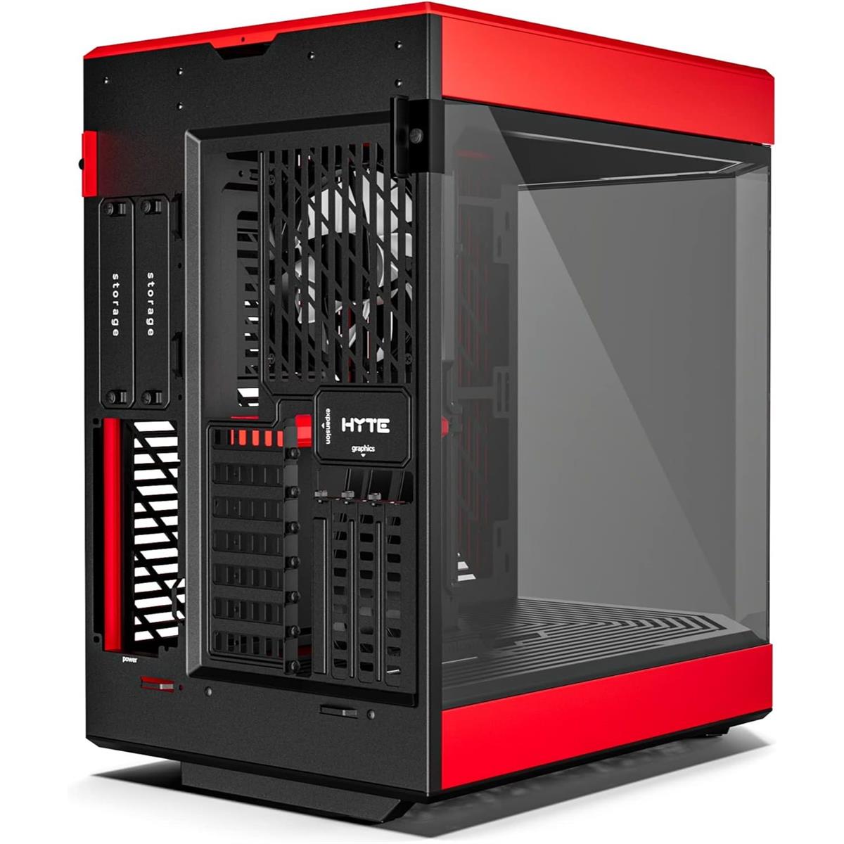 Hyte Y60 Modern Aesthetic Mid-Tower ATX Gaming Case - Black Cherry - PakByte