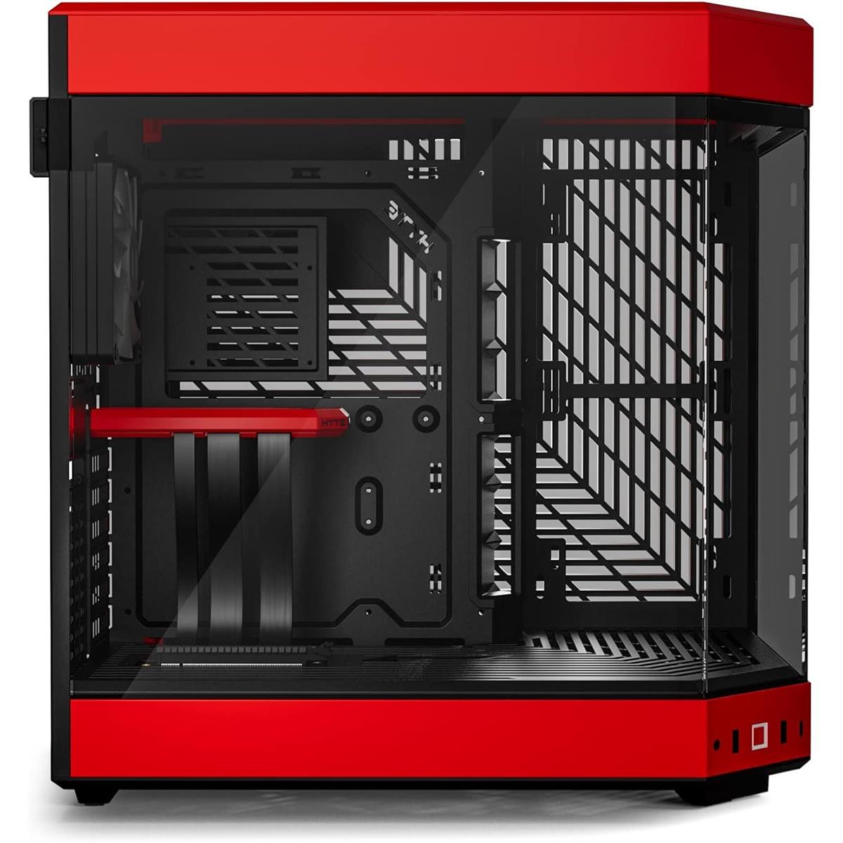 Hyte Y60 Modern Aesthetic Mid-Tower ATX Gaming Case - Black Cherry - PakByte