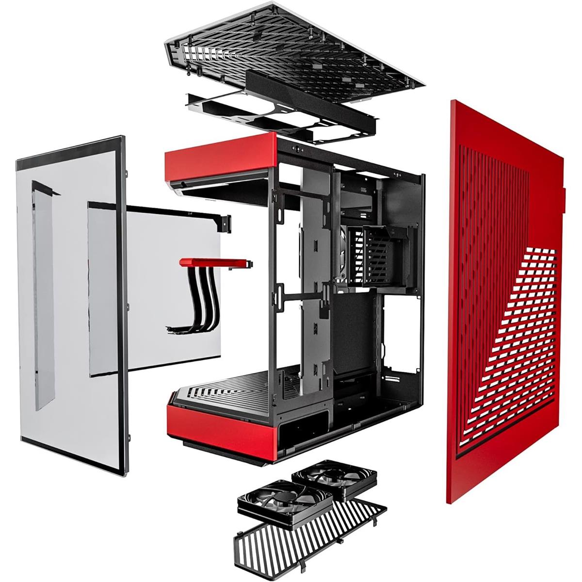 Hyte Y60 Modern Aesthetic Mid-Tower ATX Gaming Case - Black Cherry - PakByte