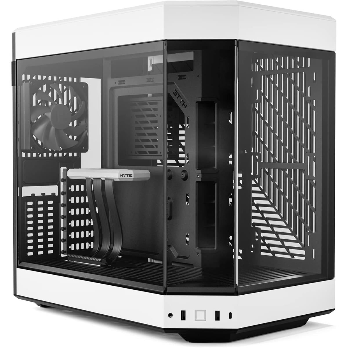 Hyte Y60 Modern Aesthetic Mid-Tower ATX Gaming Case - Panda - PakByte