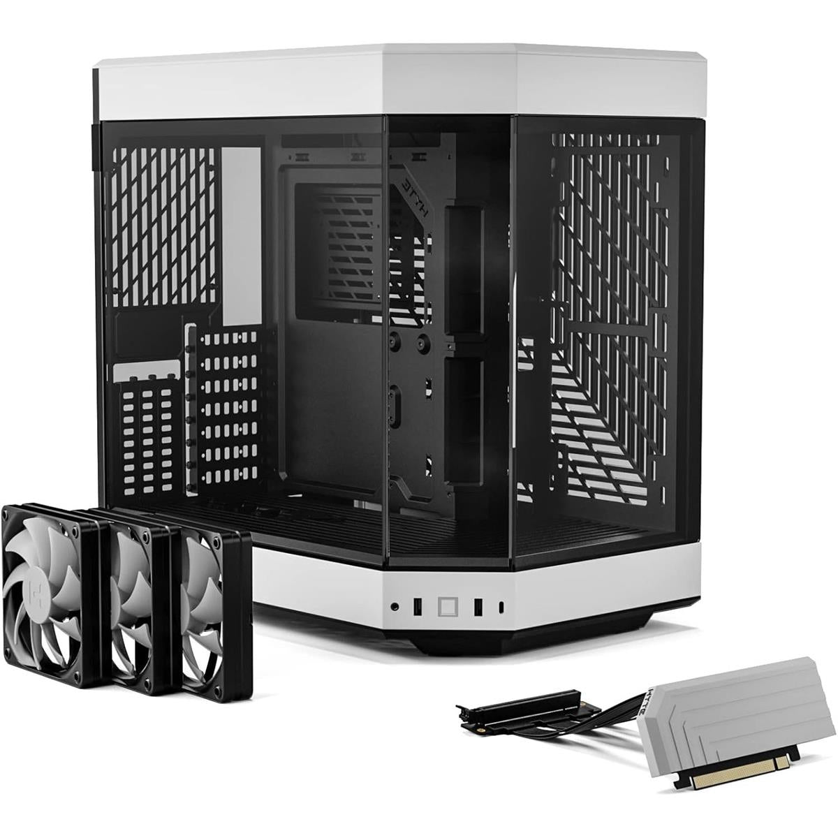 Hyte Y60 Modern Aesthetic Mid-Tower ATX Gaming Case - Panda - PakByte