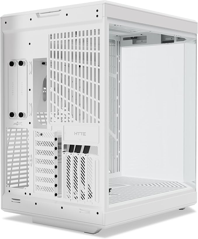 Hyte Y70 Modern Aesthetic Mid-Tower ATX Gaming Case - White - PakByte