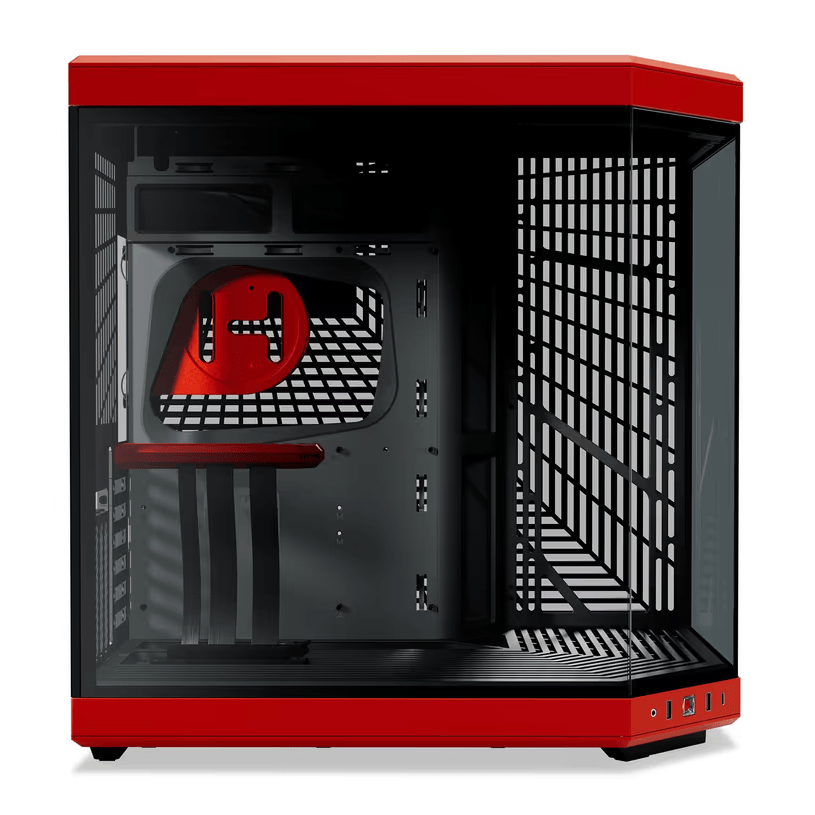 Hyte Y70 Modern Aesthetic Mid-Tower ATX Gaming Case - Black Cherry - PakByte