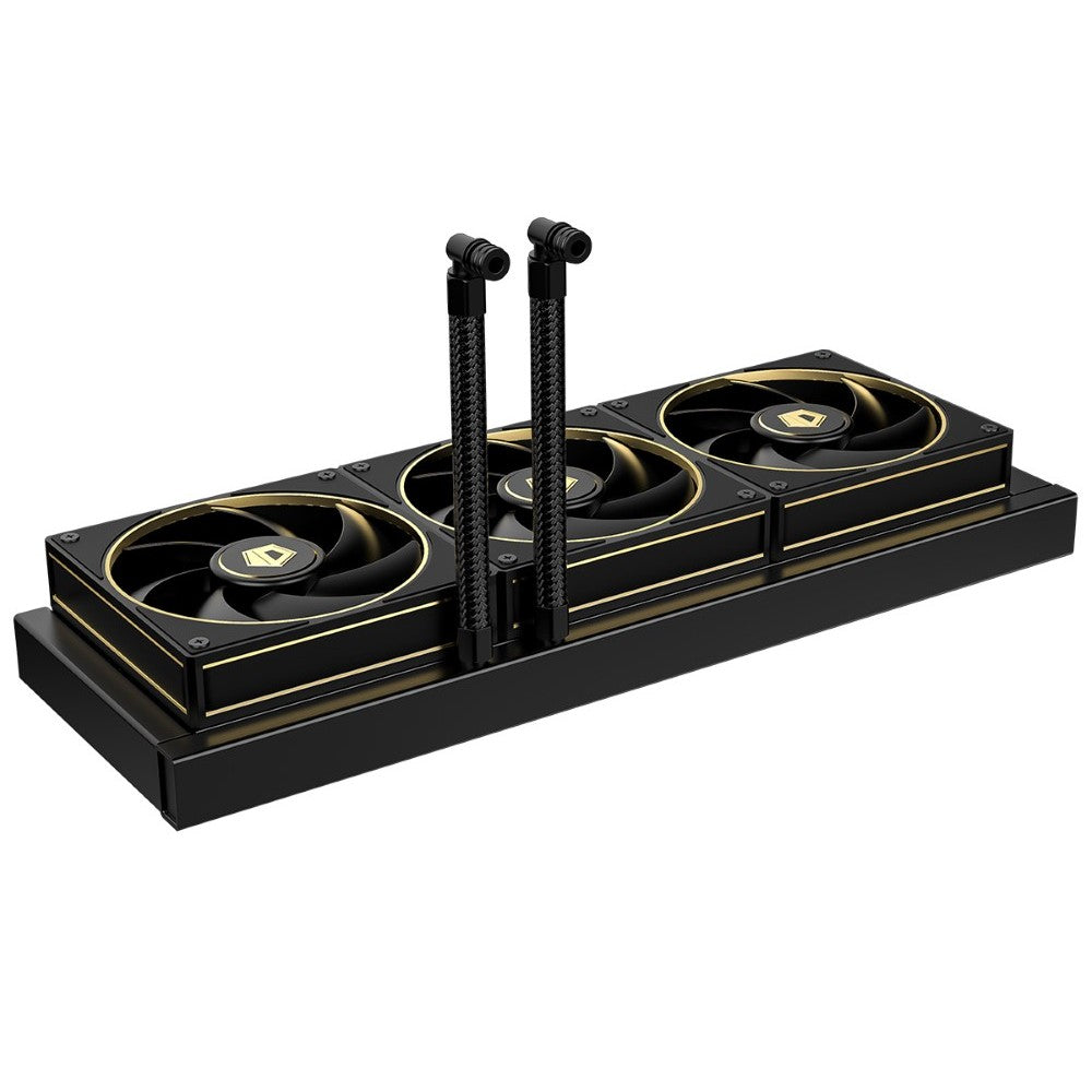 ID-COOLING DX360 GDL 360mm AIO Liquid CPU Cooler - Black/Gold