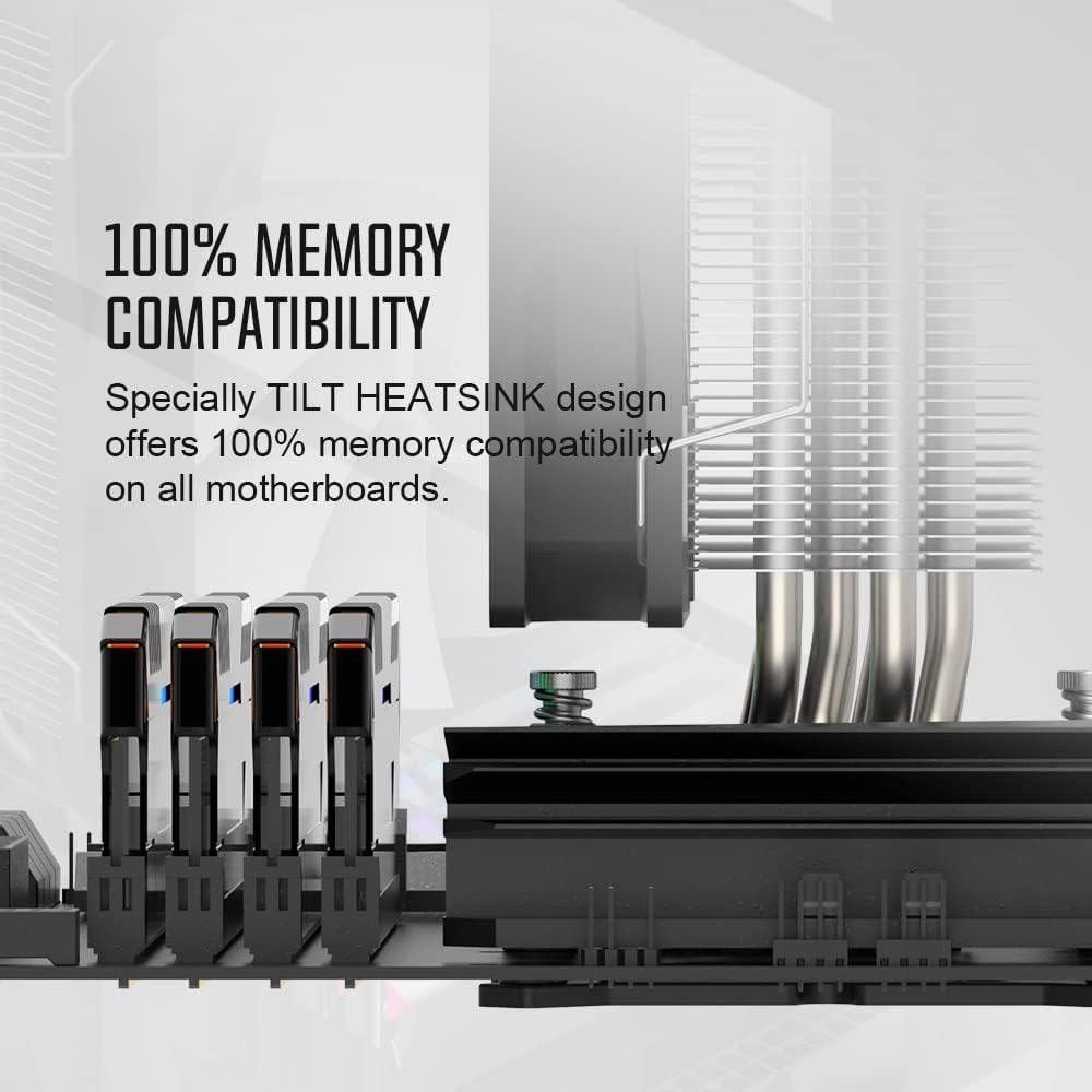 ID-COOLING SE-214-XT ARGB CPU Cooler for Intel/AMD, LGA 1700 Compatible - PakByte