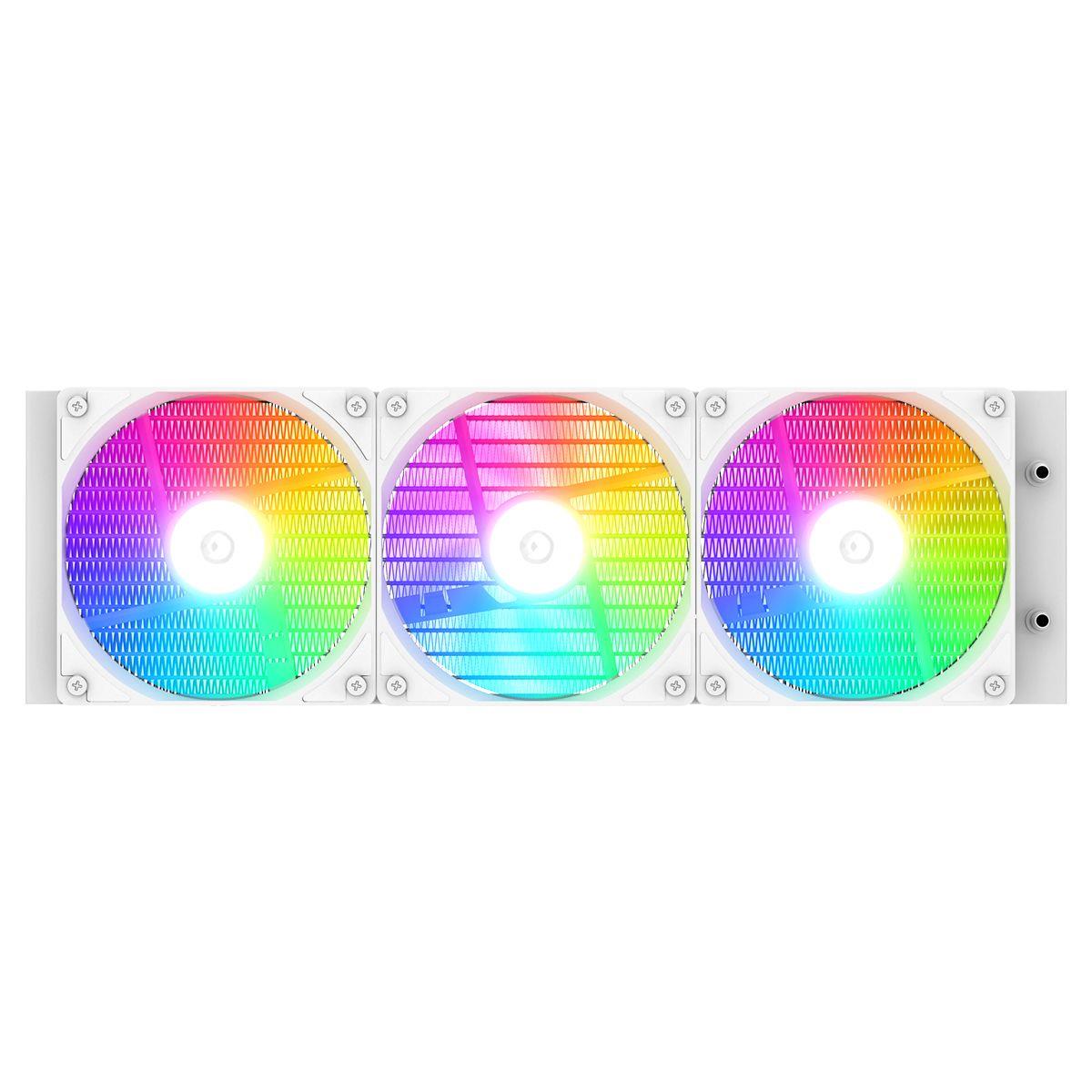 ID-Cooling SL360 XE LCD ARGB AIO 360mm Liquid CPU Cooler - White - PakByte Computers