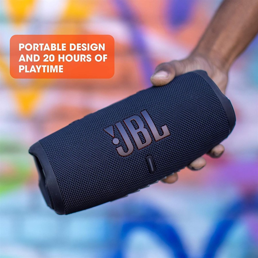 JBL Charge 5 Portable Waterproof Bluetooth Speaker - Black - PakByte Computers