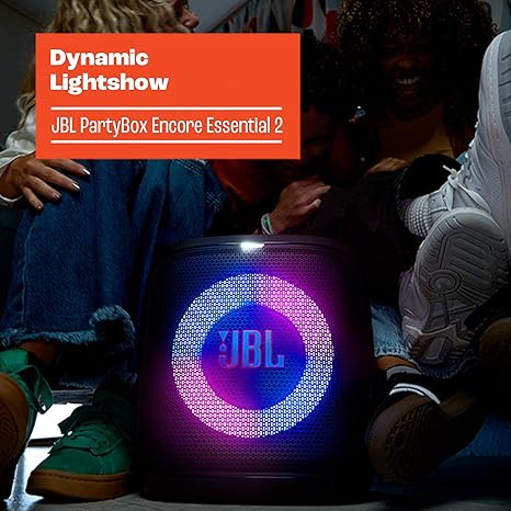 JBL PartyBox Encore Essential 2 - Portable Battery-Powered Party Speaker - Black