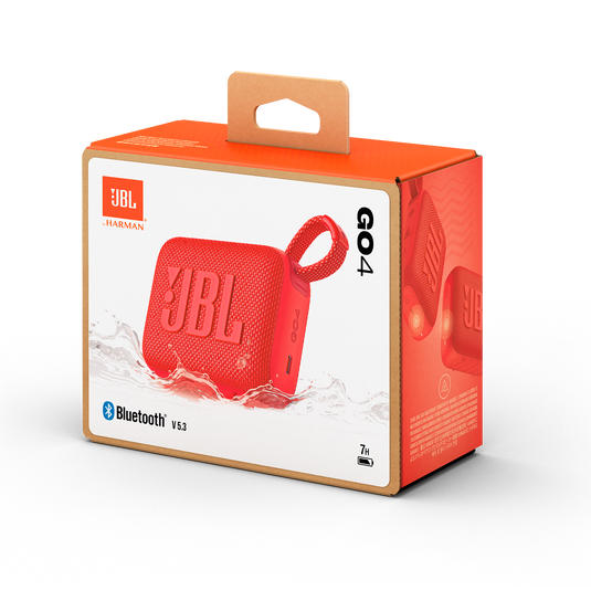 JBL Go 4 Portable Waterproof Speaker - Red - PakByte Computers