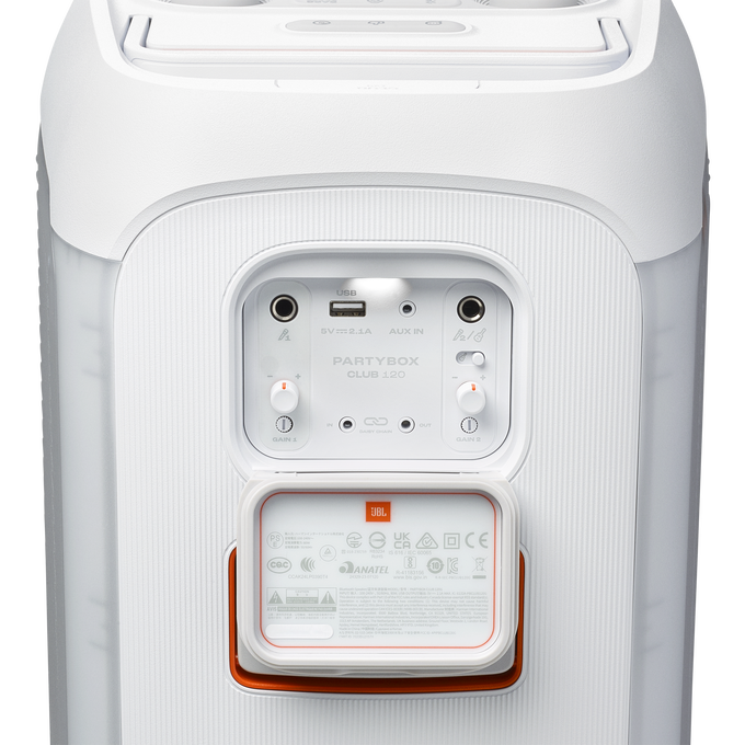 JBL PartyBox Club 120 - Portable Party Speaker - White - PakByte Computers