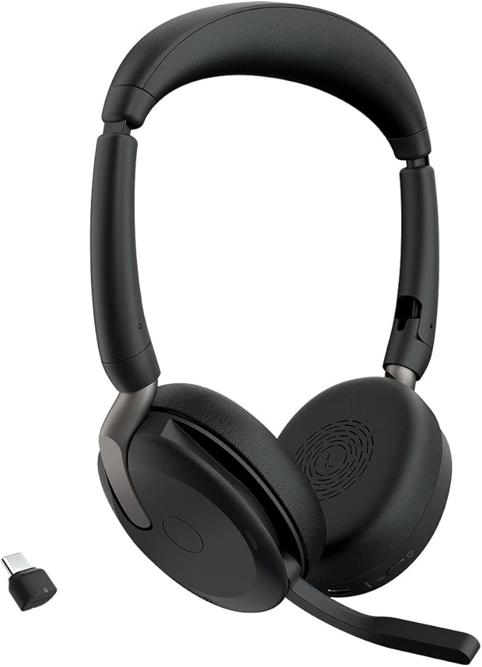 Jabra Evolve2 65 Flex Wireless Stereo Headset - Black