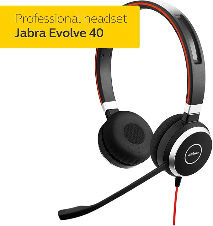 Jabra Evolve 40 Professional Wired Headset