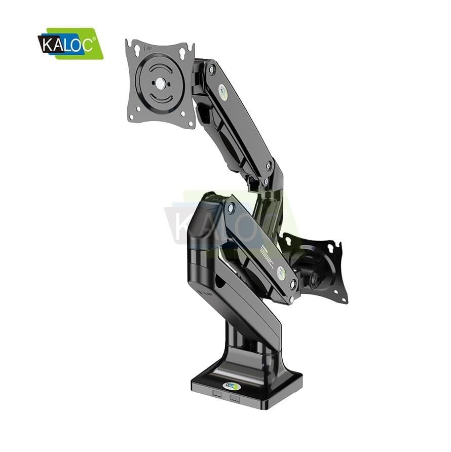 Kaloc DS110-2 Dual Monitor Desk Mount Arm - PakByte