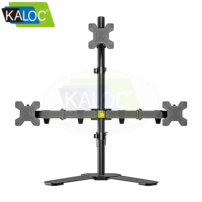 Kaloc DW230 Triple Desk Mount Monitor Arm - PakByte