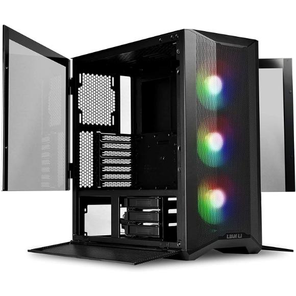 LIAN LI LANCOOL II MESH RGB Black LAN2MRX Tempered Glass ATX Case -Black Color - LANCOOL II MESH RGB - LAN2MRX - PakByte Computers