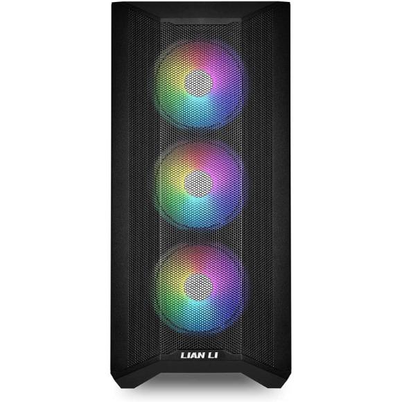 LIAN LI LANCOOL II MESH RGB Black LAN2MRX Tempered Glass ATX Case -Black Color - LANCOOL II MESH RGB - LAN2MRX - PakByte Computers