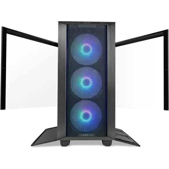 LIAN LI Lancool III RGB Black Aluminum/SECC/Tempered Glass Gaming Case -4×140 PWM Fans(ARGB) - PakByte Computers