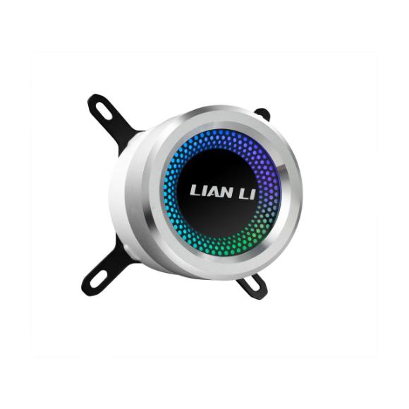 LIAN LI GALAHAD AIO 240 RGB (White), Dual 120mm Addressable RGB Fans AIO CPU Liquid Cooler - PakByte Computers