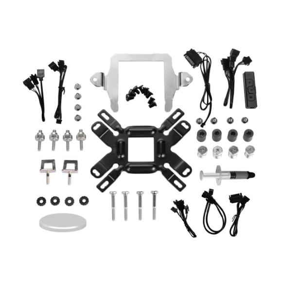 LIAN LI GALAHAD AIO 240 RGB (White), Dual 120mm Addressable RGB Fans AIO CPU Liquid Cooler - PakByte Computers