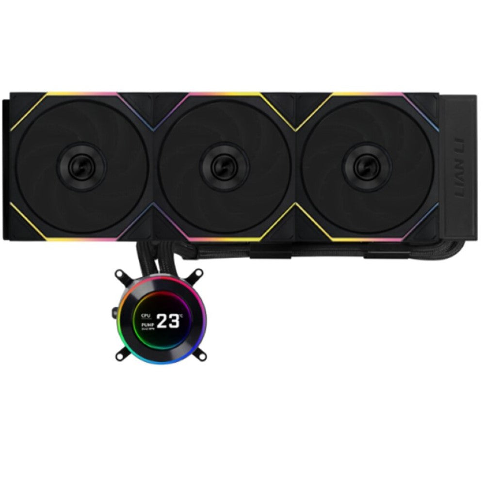Lian Li HydroShift II LCD-C 360R ARGB 360mm AIO Liquid CPU Cooler – Black