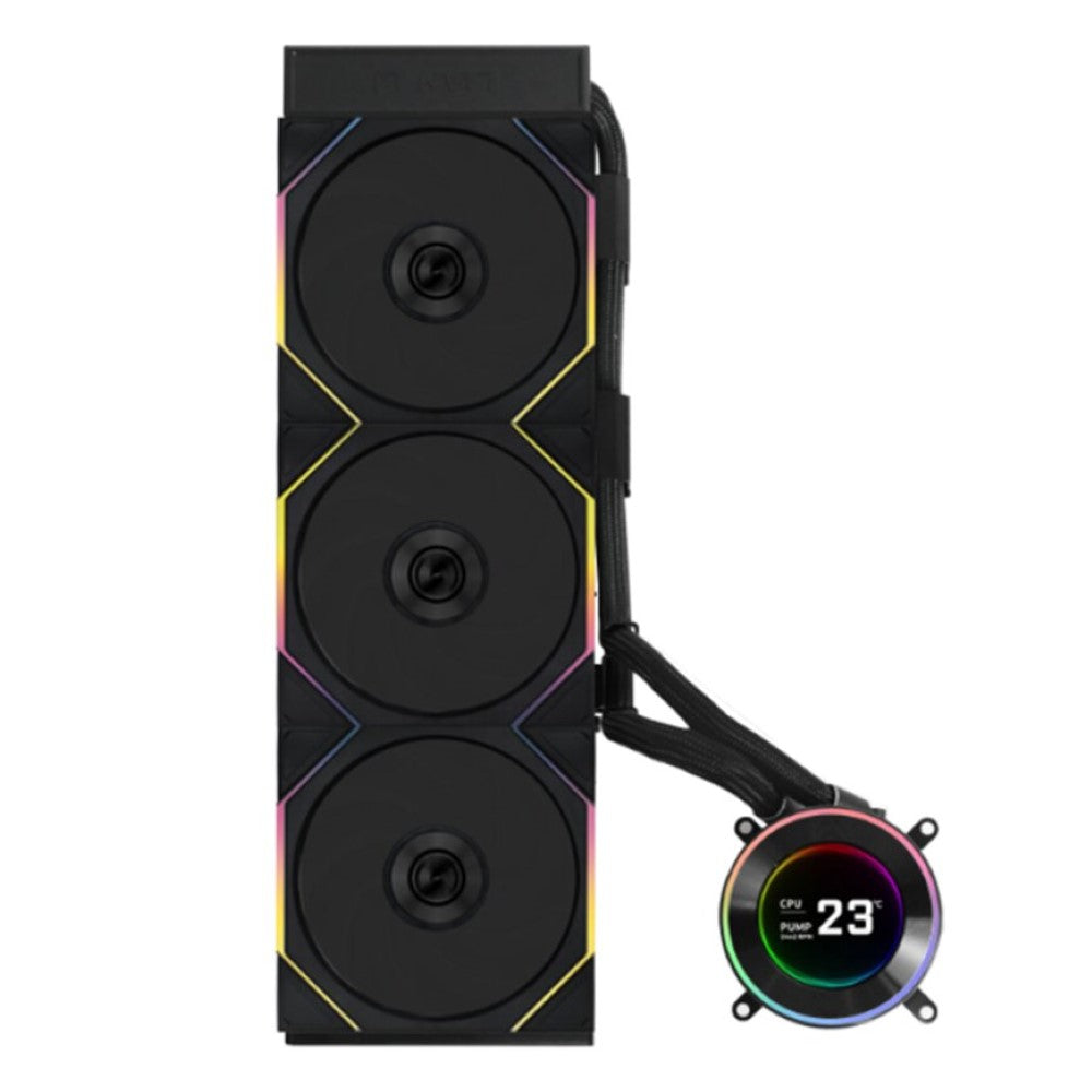 Lian Li Hydroshift II LCD-C 360TL AIO Liquid Cooler - Black - PakByte Computers