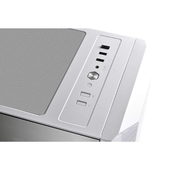 Lian Li LANCOOL II MESH RGB White LAN2MRW Tempered Glass ATX Case -White Color -LANCOOL II MESH RGB White - LAN2MRW - PakByte Computers