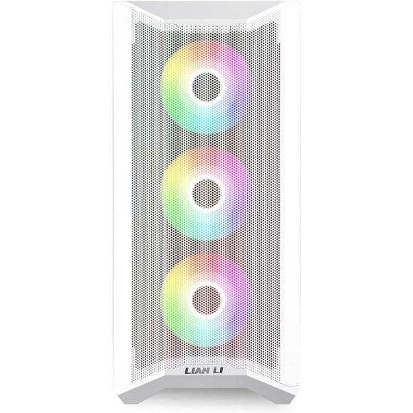 Lian Li LANCOOL II MESH RGB White LAN2MRW Tempered Glass ATX Case -White Color -LANCOOL II MESH RGB White - LAN2MRW - PakByte Computers
