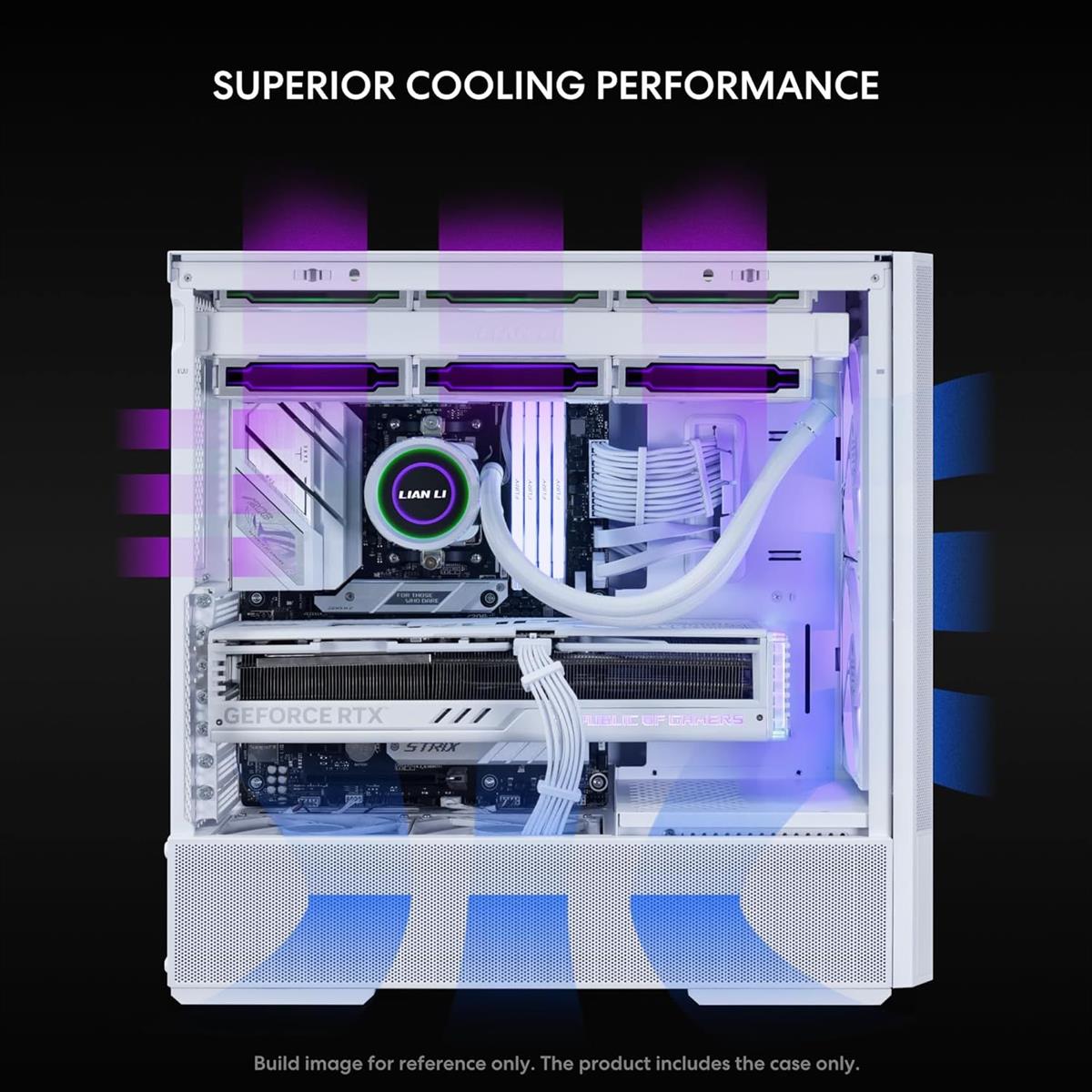 Lian Li Lancool 207 Compact ATX RGB Computer Case - White - PakByte Computers