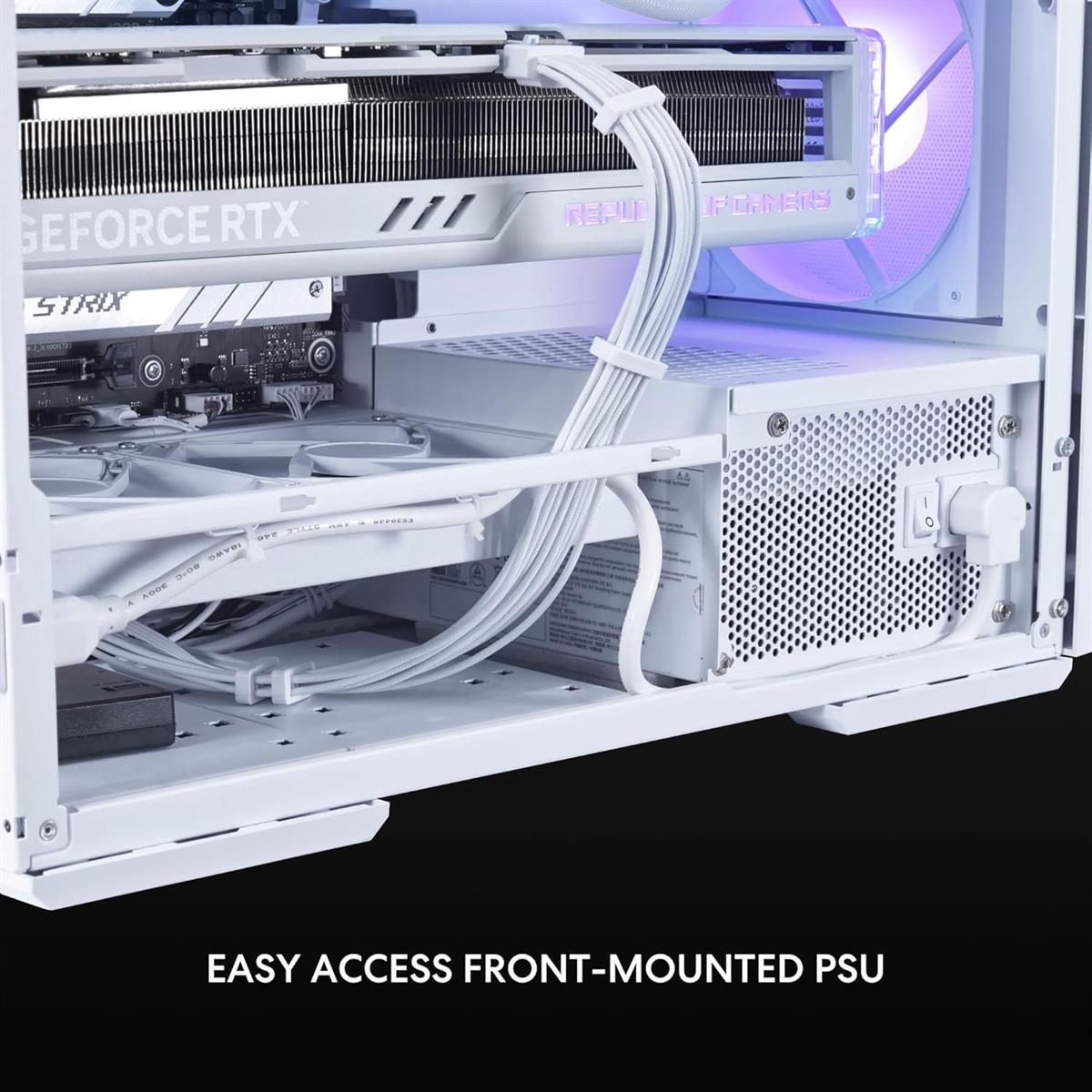 Lian Li Lancool 207 Compact ATX RGB Computer Case - White - PakByte Computers